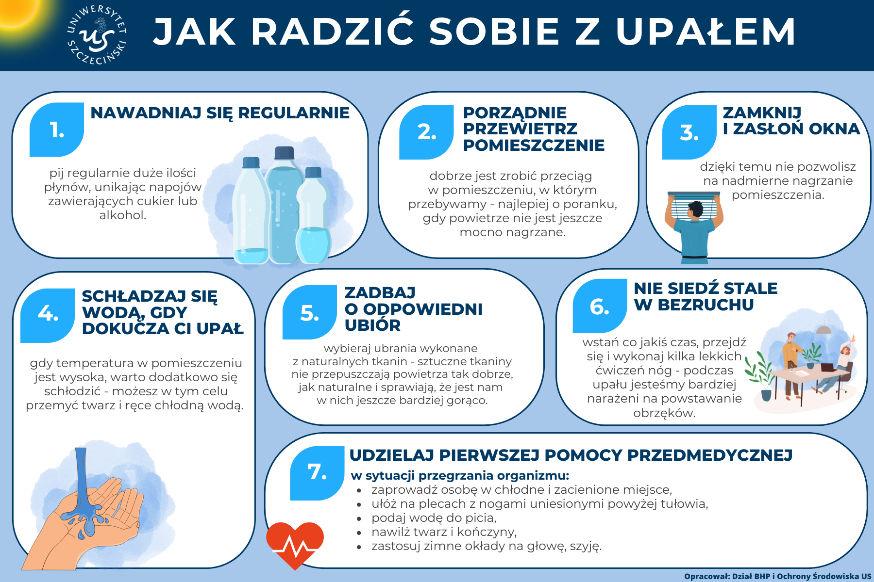 jak sobie radzić w upał