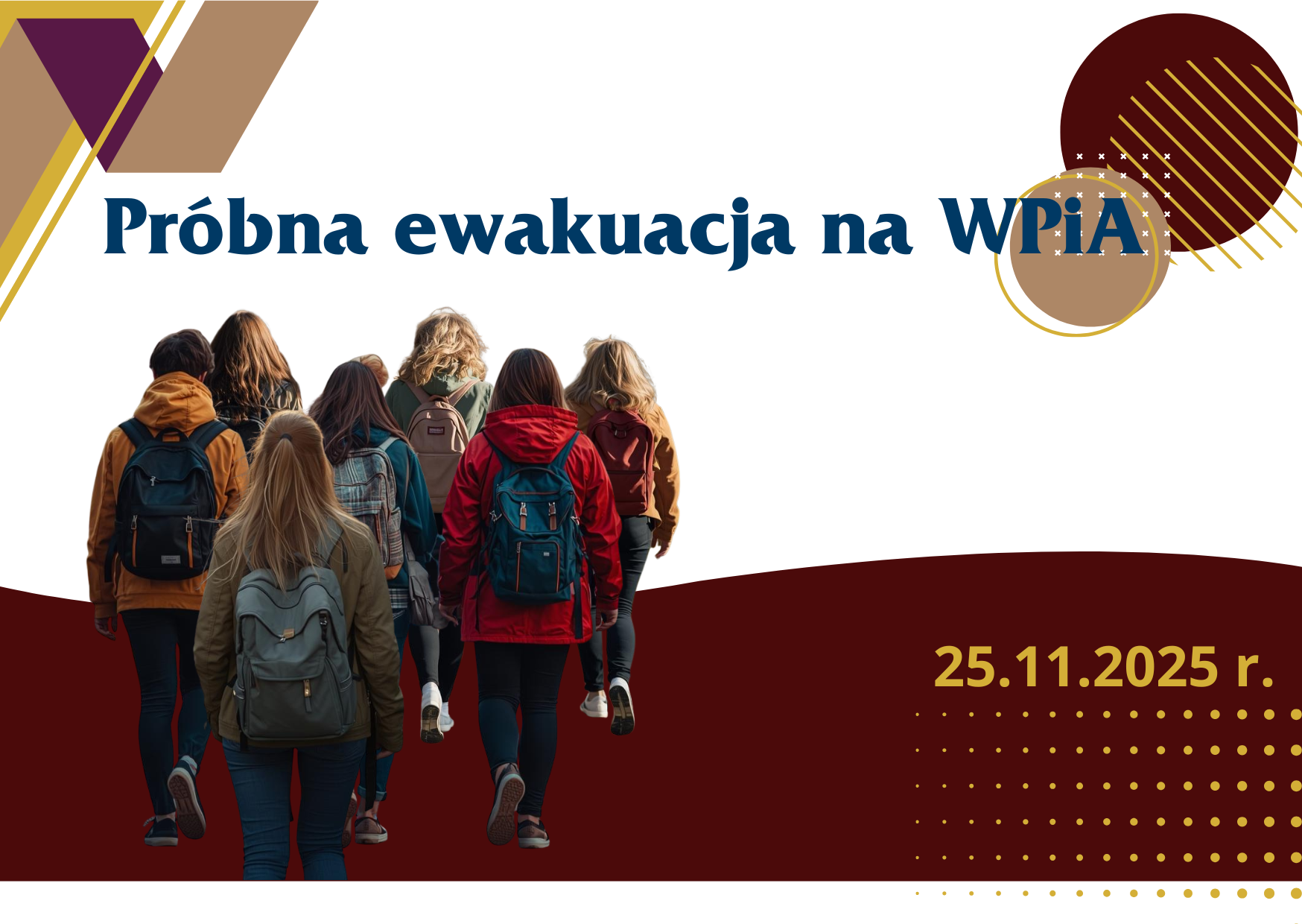 Próbna ewakuacja na WPiA